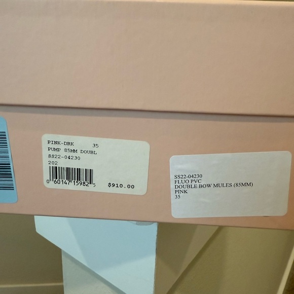 Mach & Mach Double Bow PVC Mule - Picture 9 of 15